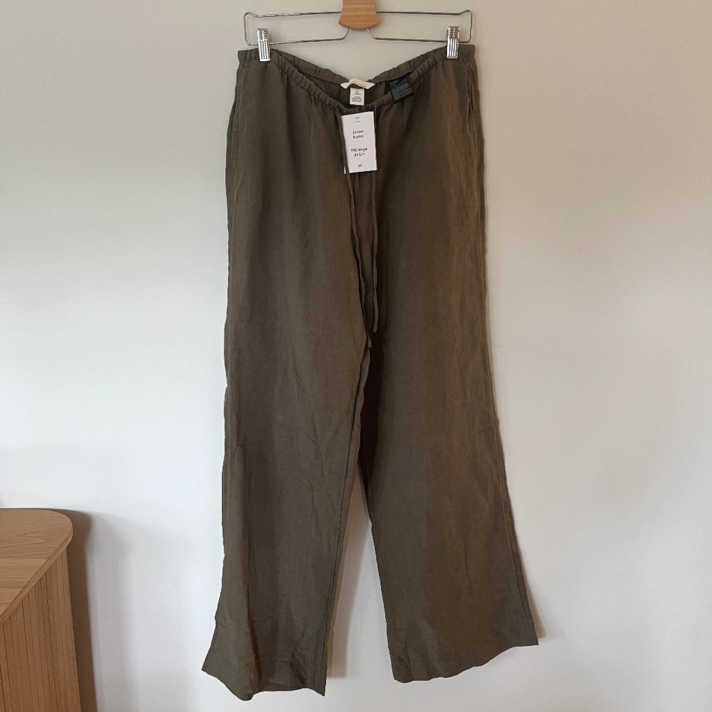 H&M Linen Blend Pants